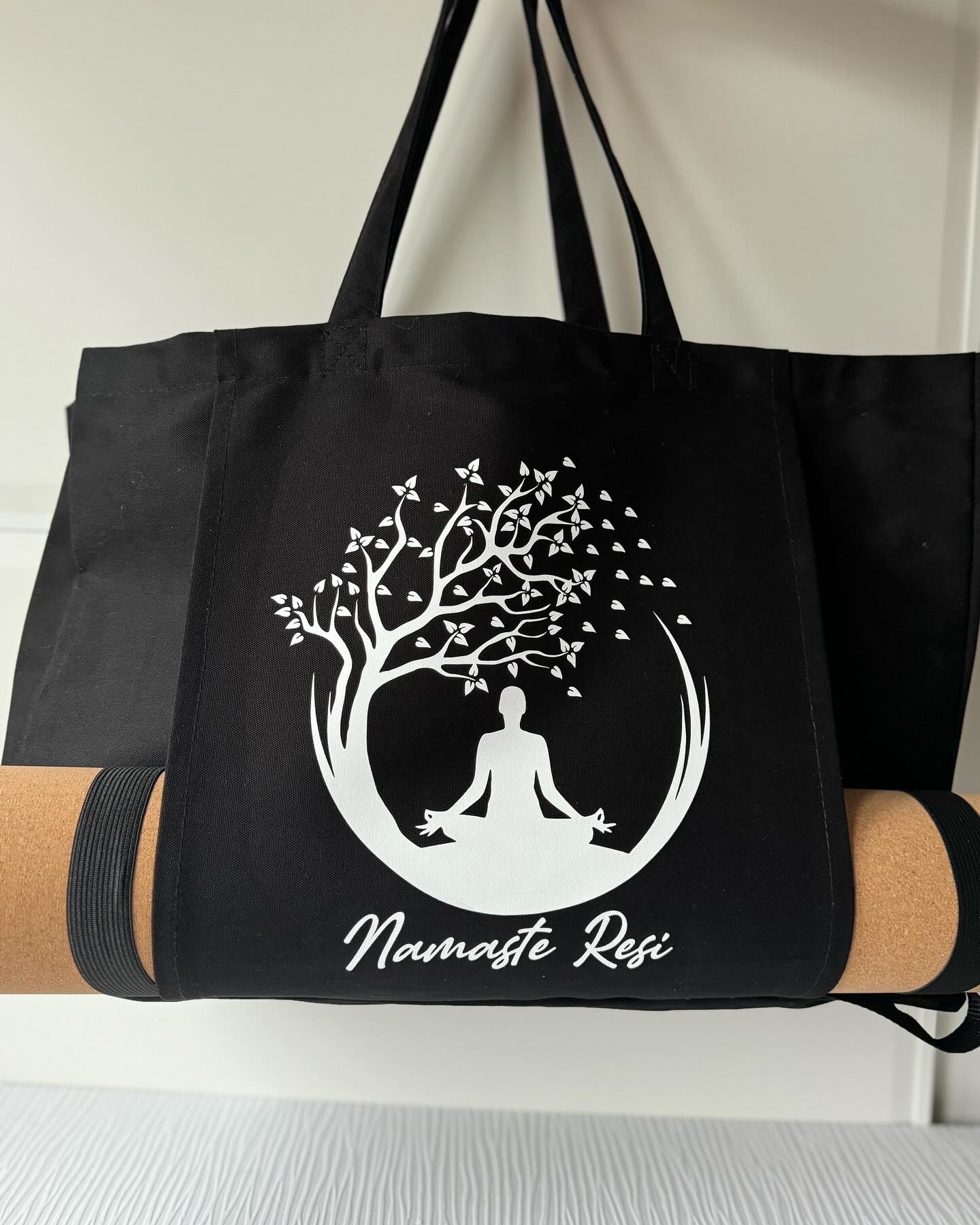 personalisierte Yogatasche mit Yogamatte