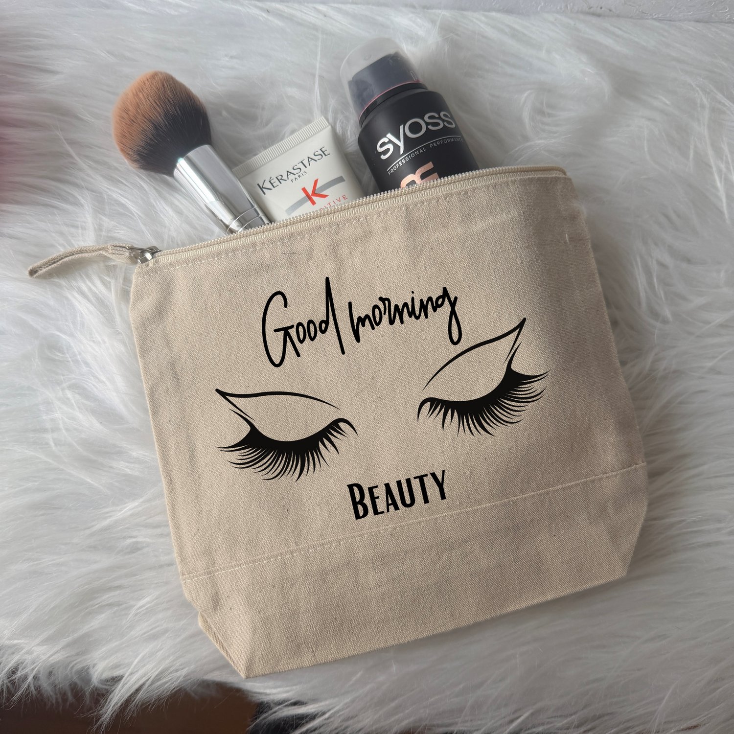 Kosmetiktasche personalisiert Beauty Bag Good Morning Beauty